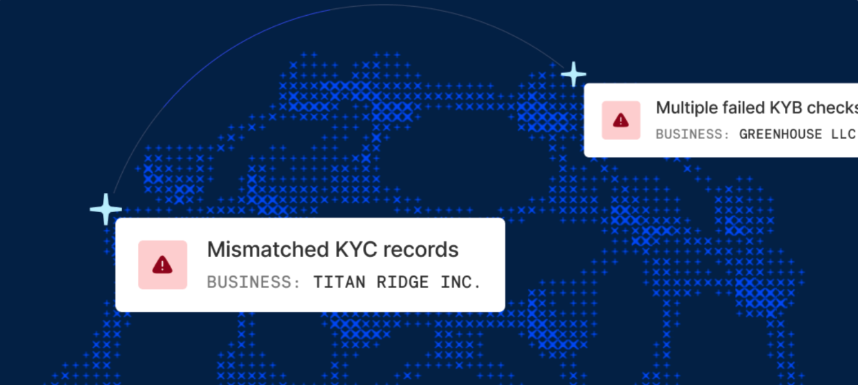 Graphic of Mismatched KYB Records